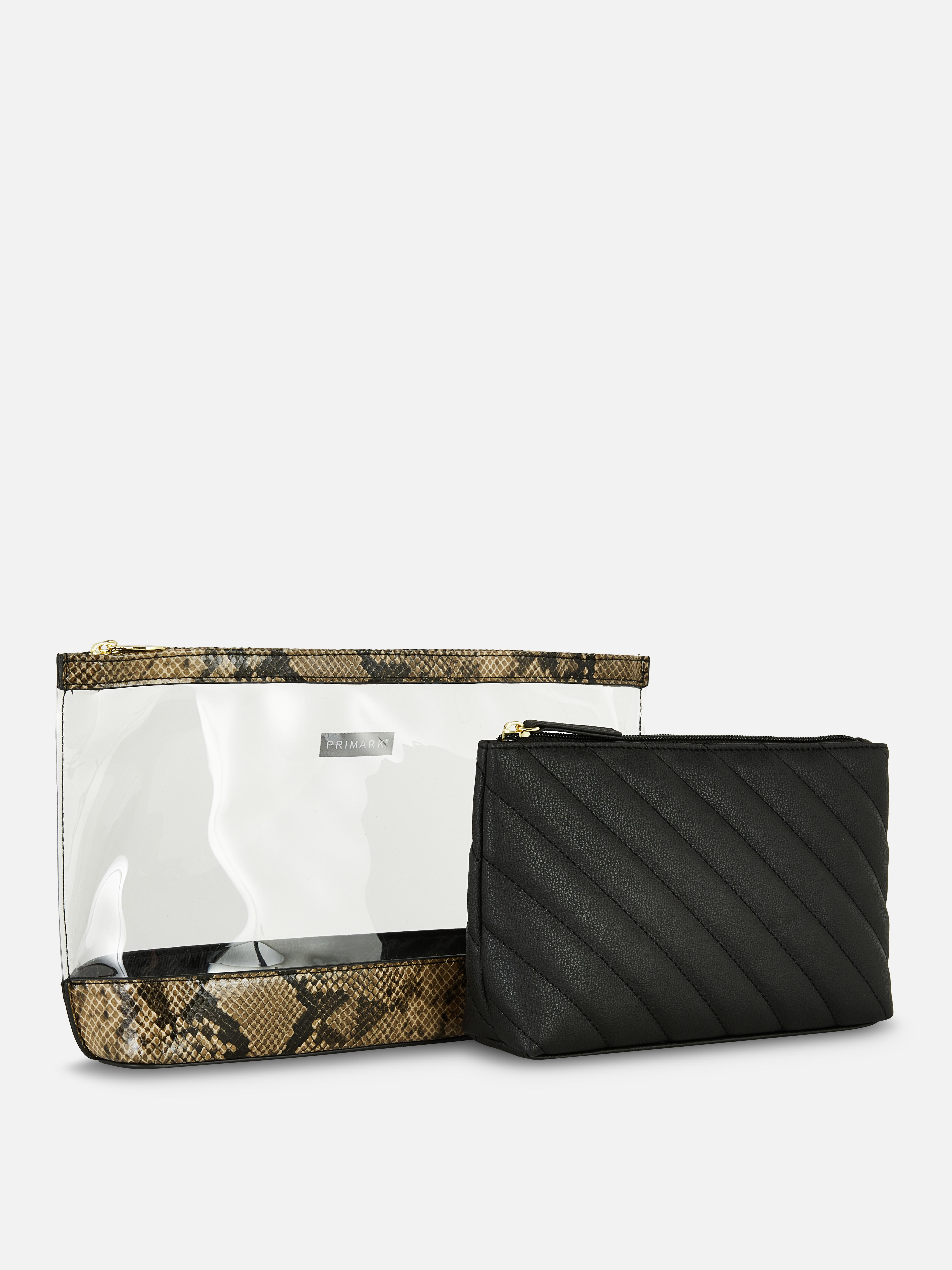 2pk Print Wash Bags