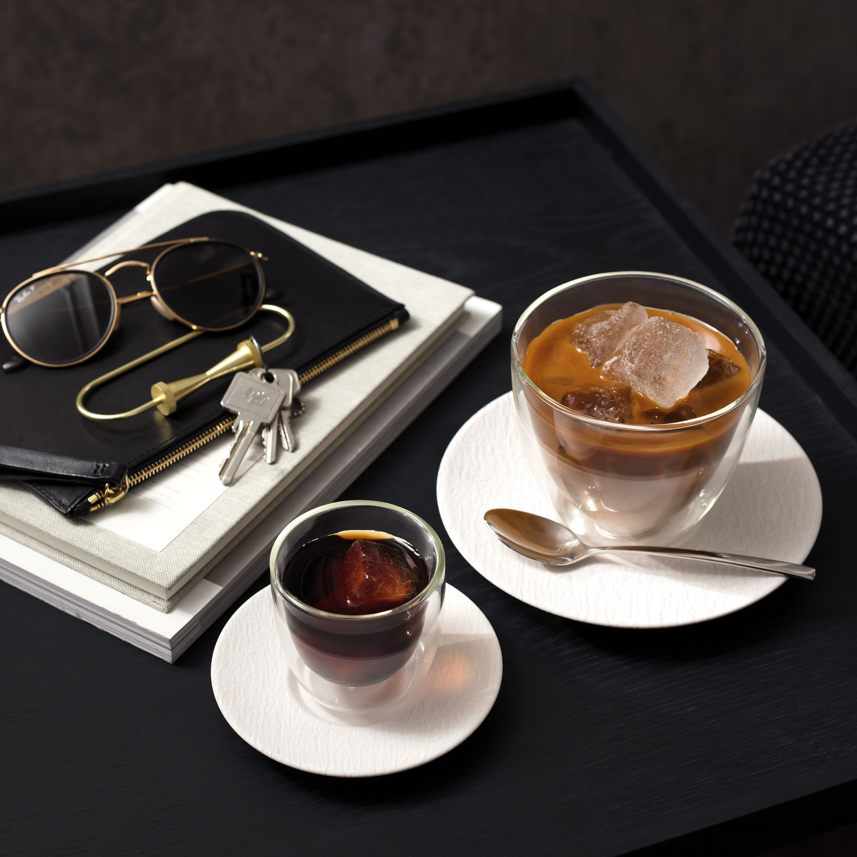 Manufacture Cappuccino cup saucer - White, 6.9'', Premium Porcelain