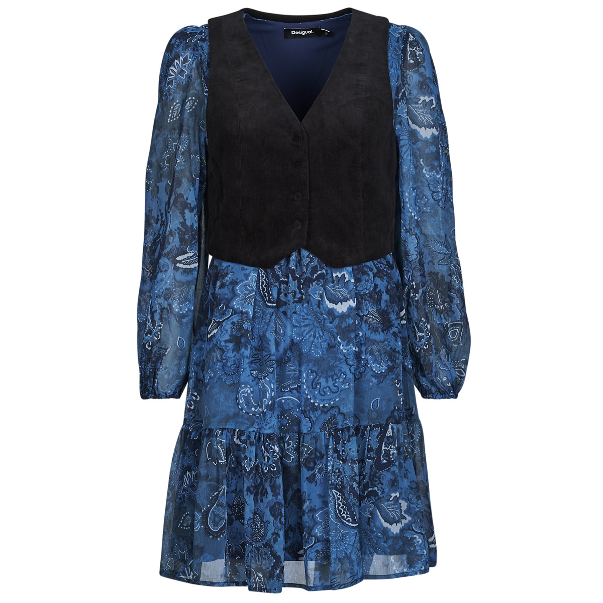 Desigual - CHALECO - Blue