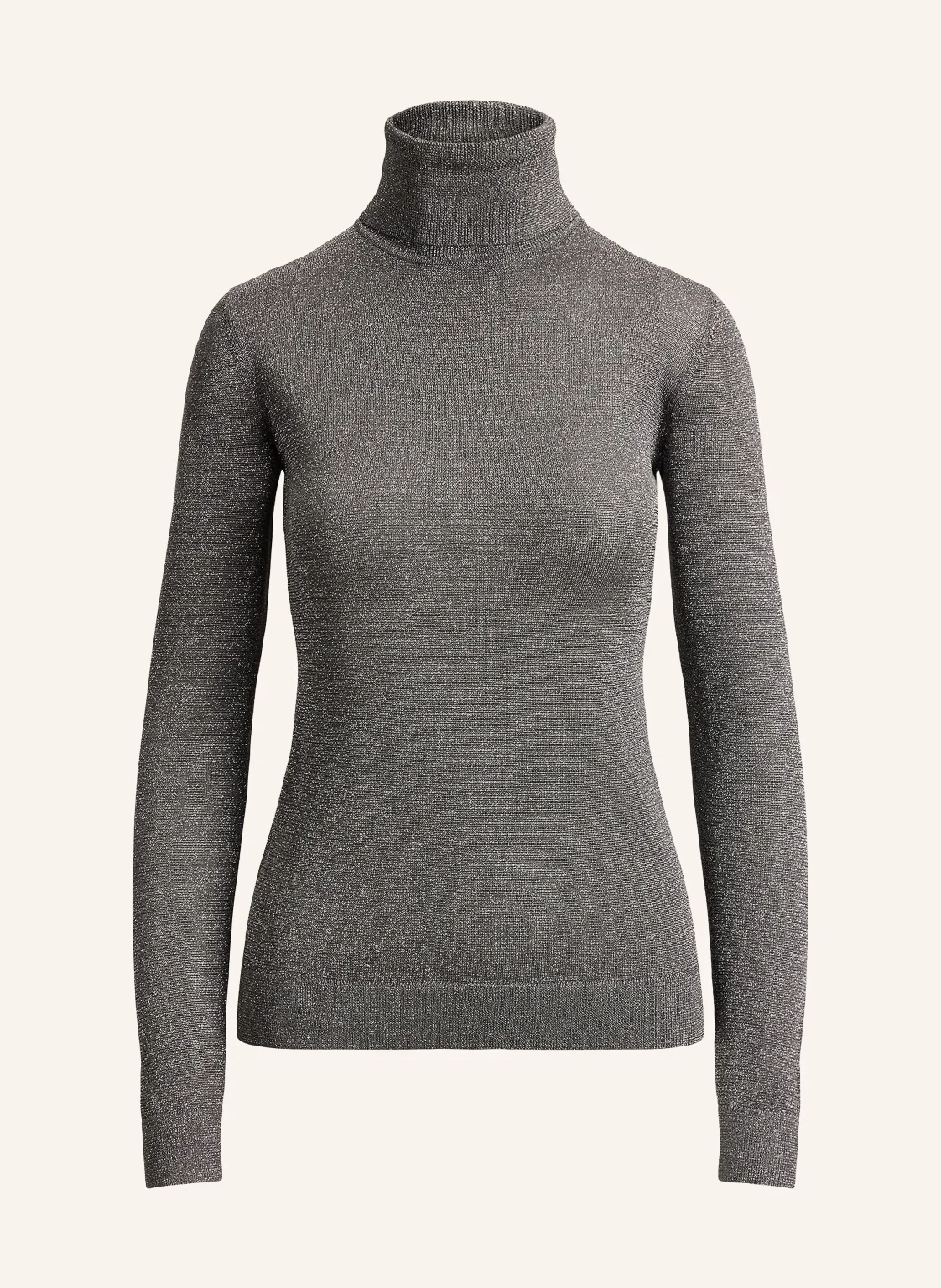 LAUREN RALPH LAUREN Rollkragenpullover mit Glitzergarn