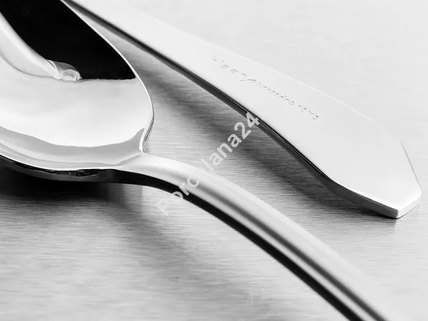 Komplet sztućców 24 cz. na 6 osób Hisar - Riva Satin (4.0/3.0 mm) satynowane