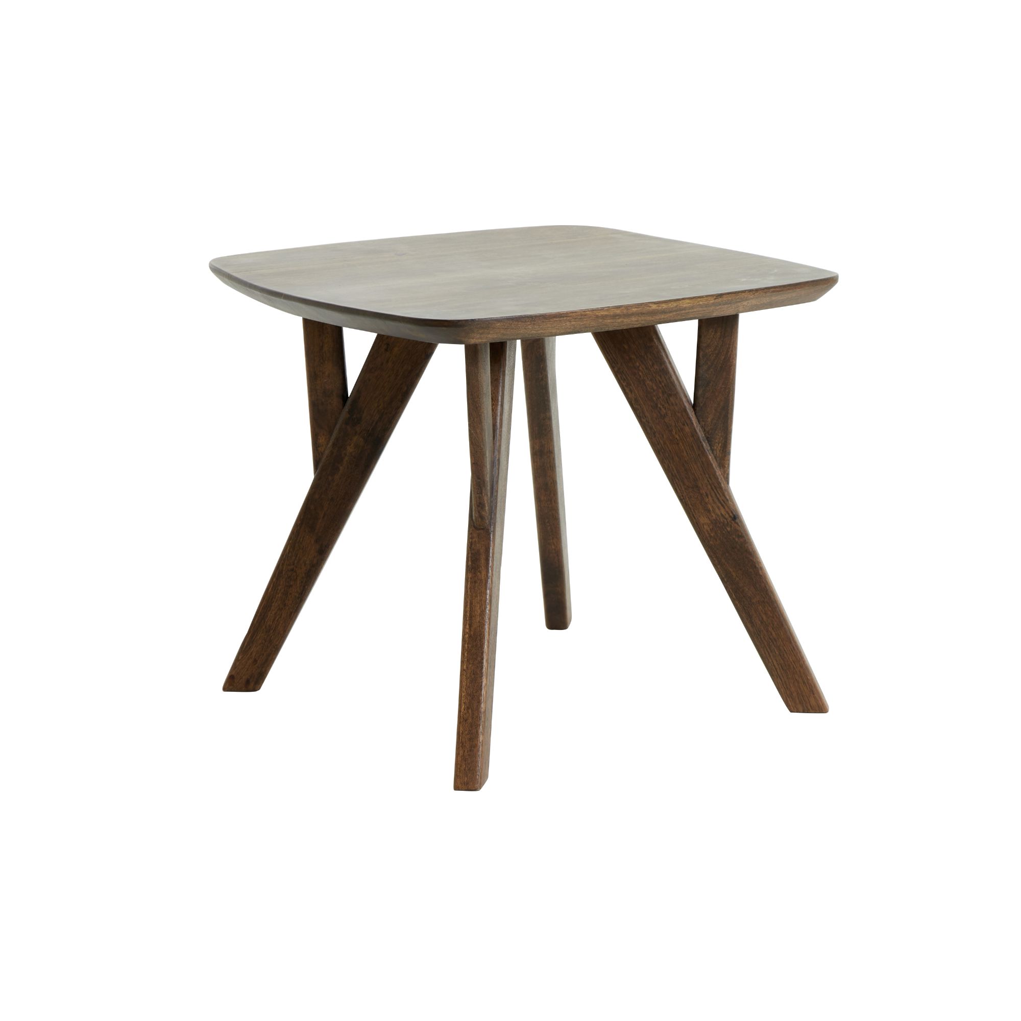 Light & Living bijzettafel Quenza - bruin - 50x50x42cm