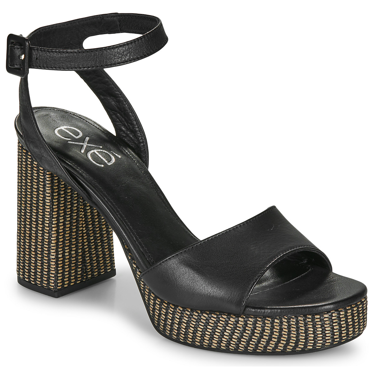 Exé Shoes - 691-ANCONA-LEATHER-BLACK - Black
