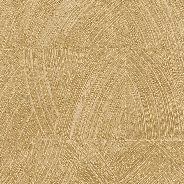 Papier peint vinyle intissé imitation mur taloché cuivre L.1005 x l.53cm Lutèce
