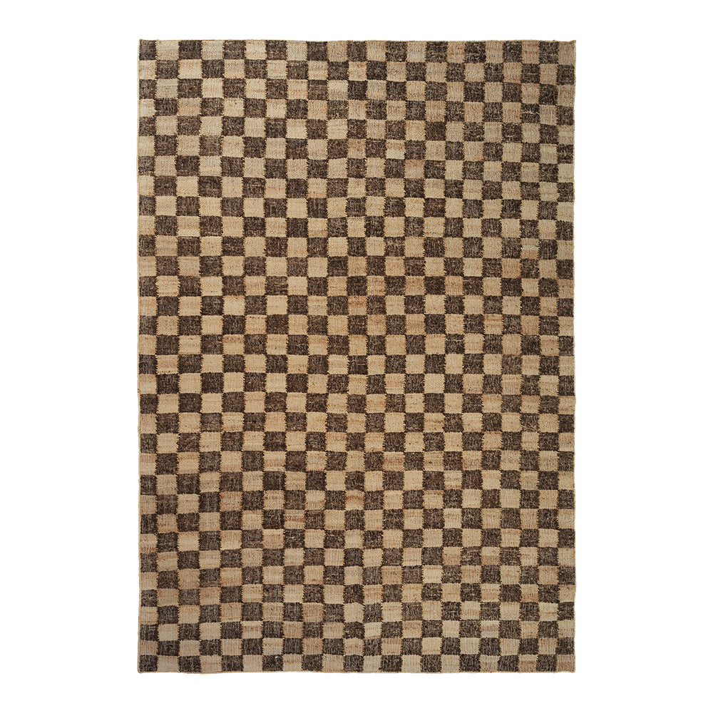 Ferm Living Wool Jute Vloerkleed 140 x 200 cm - Coffee/Natural