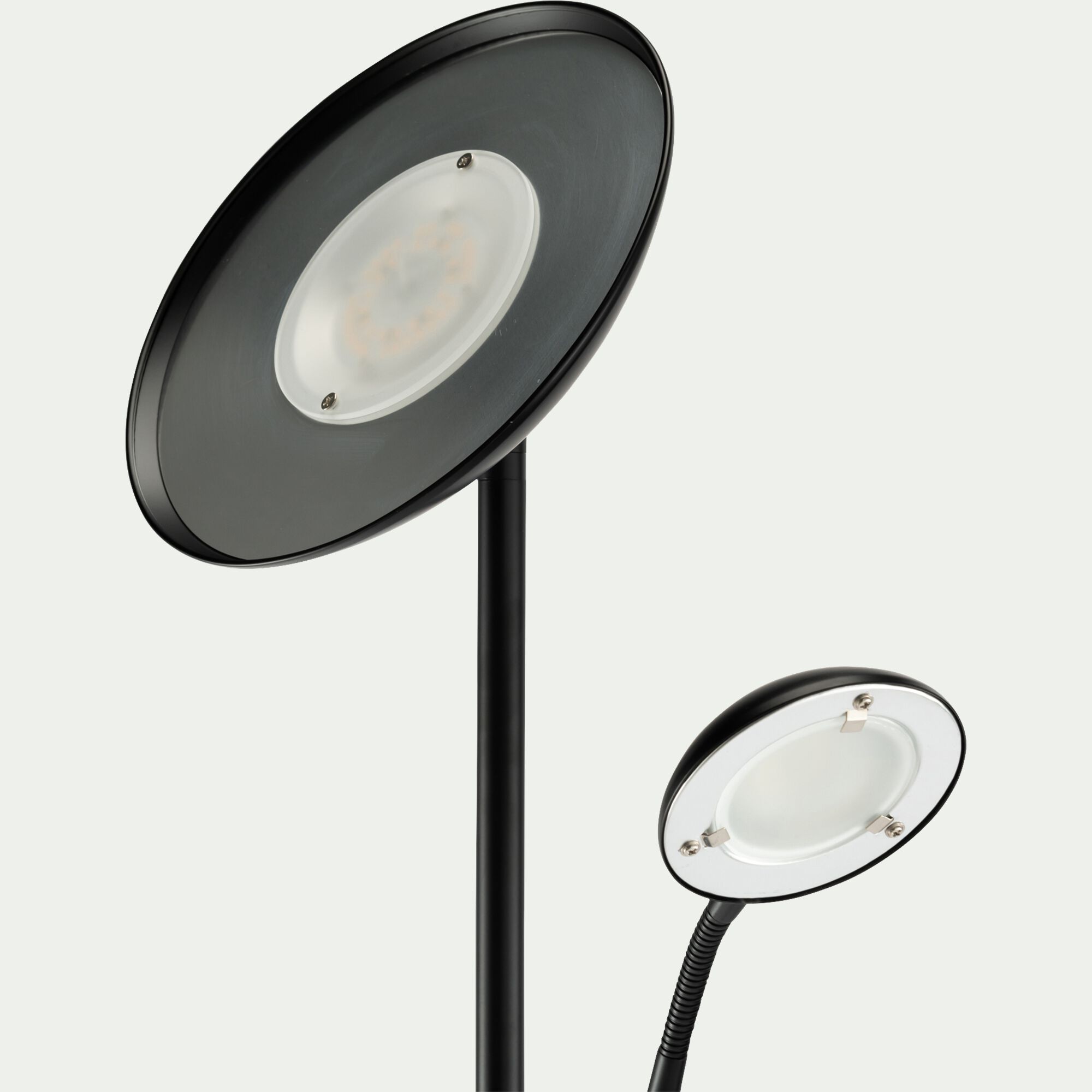 ZENITH - Lampadaire électrifié droit en acier H180cm - noir