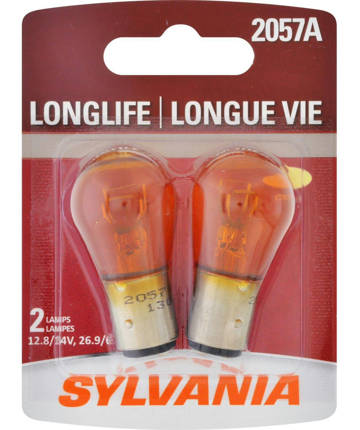 2057A Sylvania Long Life Mini Bulb, 2-pk