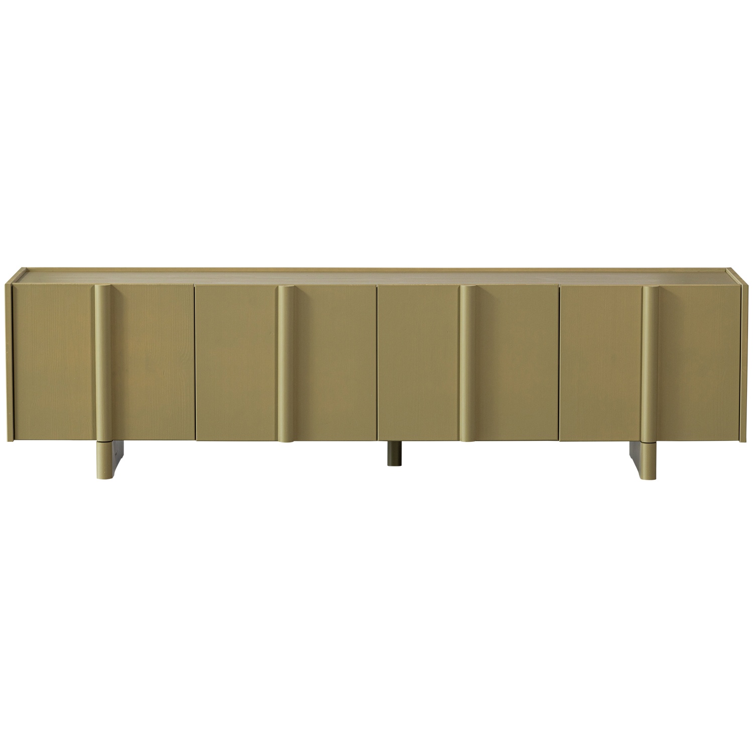 WOOOD tv-meubel Basu - Grenen - Moss - 53x200x46