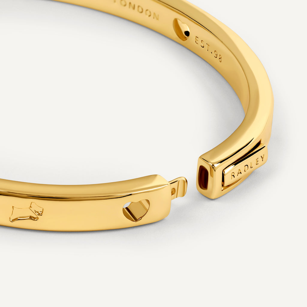 The Camden - Cut Out Heart And Dog Bangle