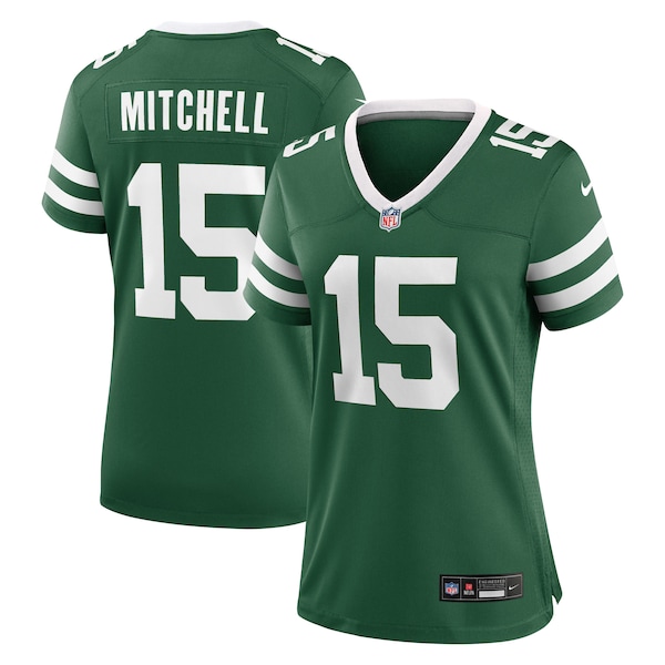 Adonai Mitchell New York Jets Nike Women's Team Game Jersey - Legacy Green