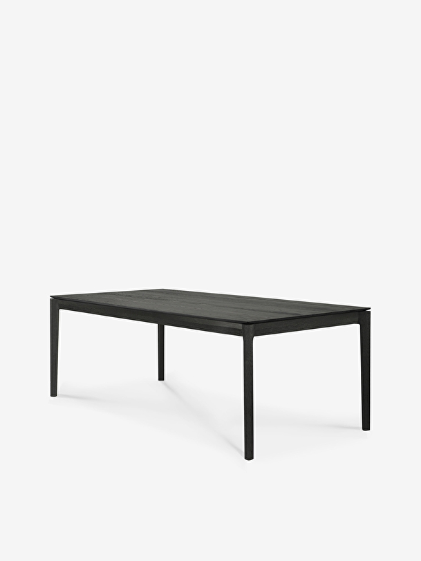Table bok chene noir 200 cm - ethnicraft noir