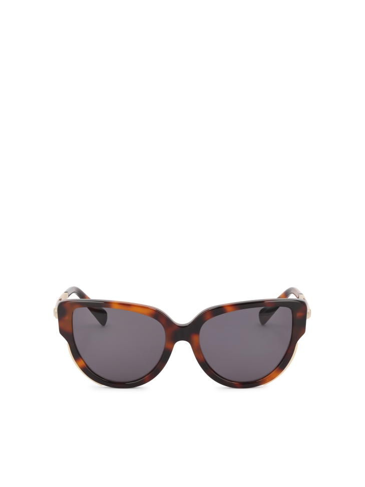 Women's brown cat eye sunglasses