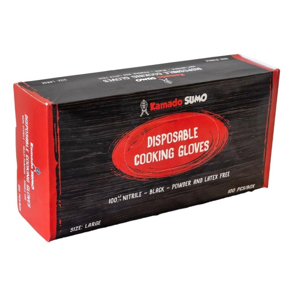 GRILLHANSKER KAMADO SUMO NITRIL LARGE SVART 100-PK