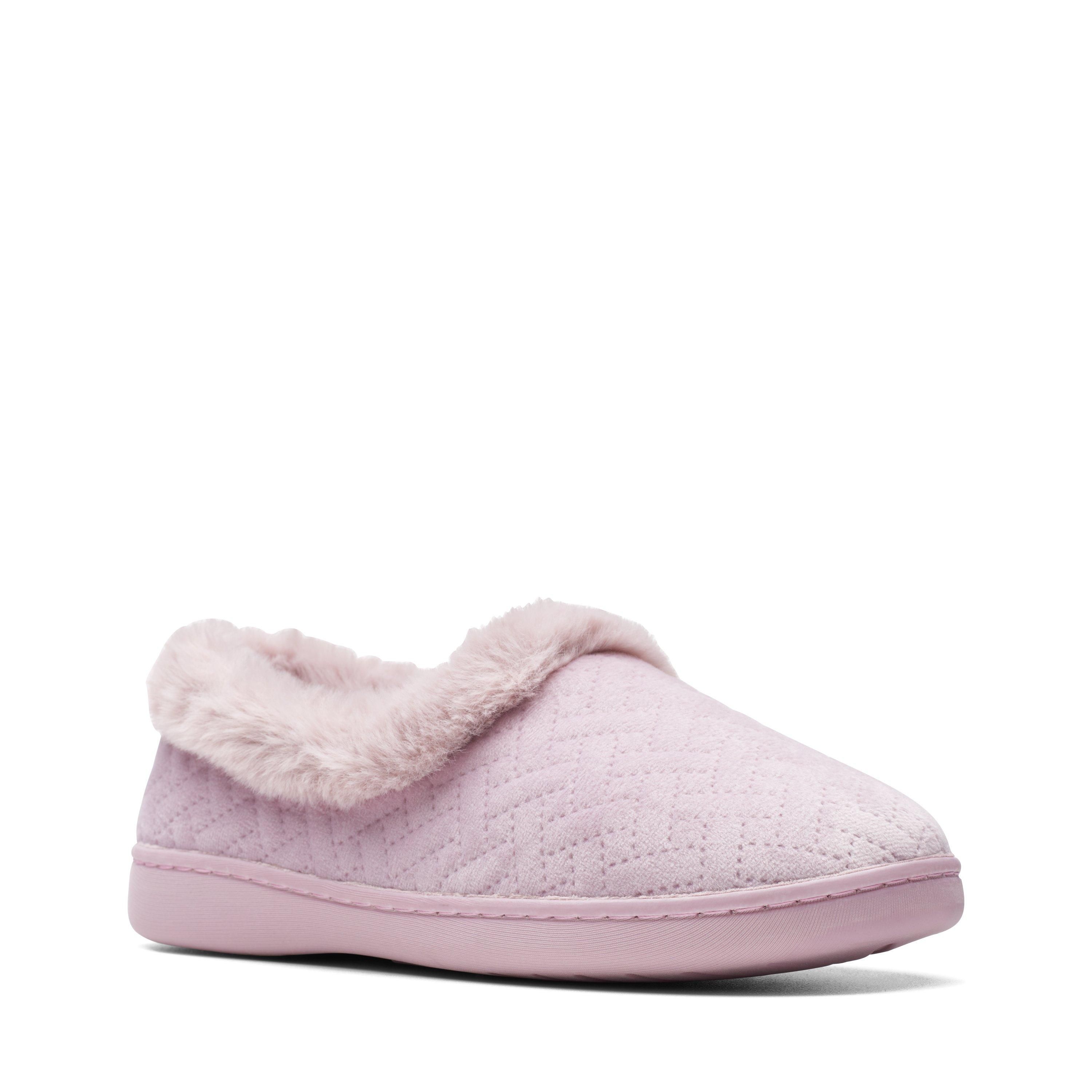 Clarks Twyla Star Lilac Slippers,Slip Ons