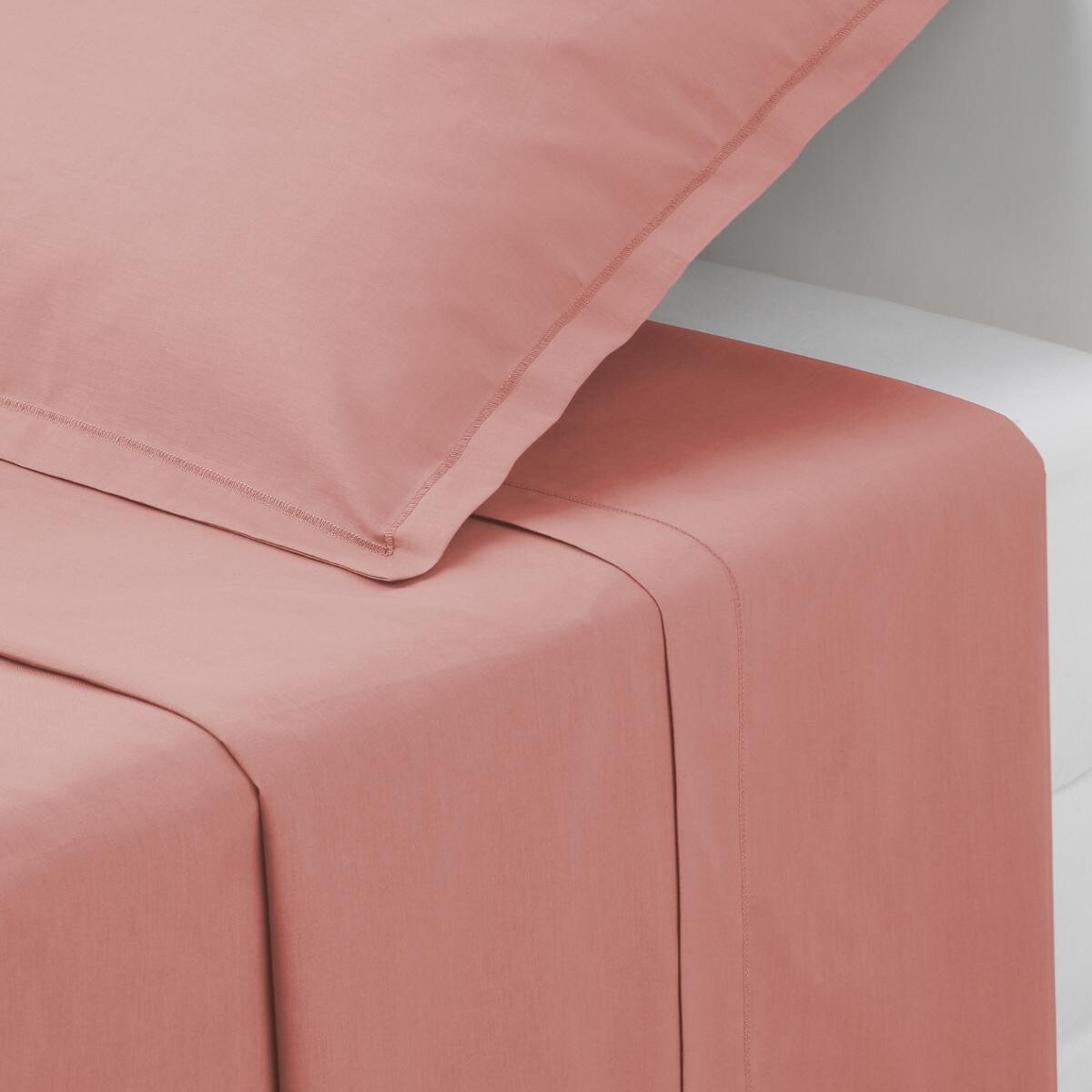 Cotton sheet Blush pink, 180x290 cm