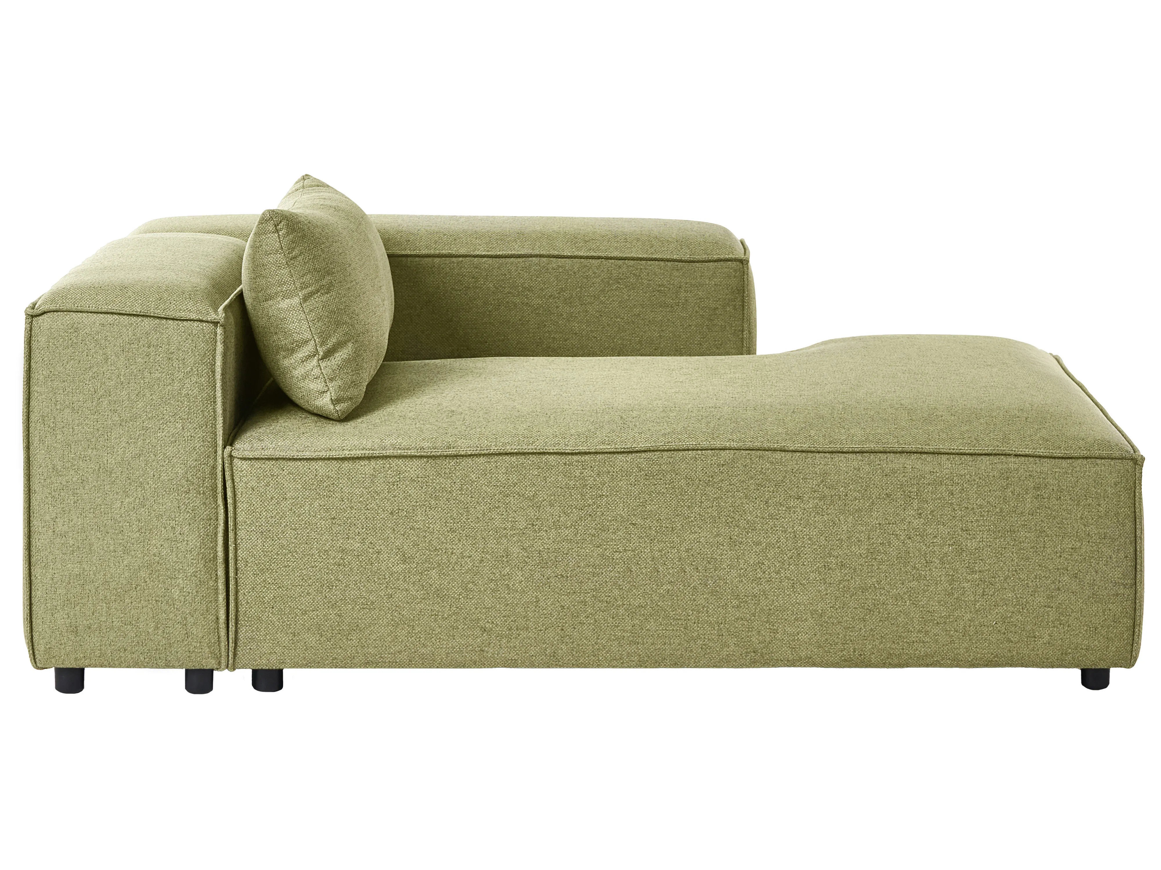Corner Seat BRANDE Fabric Light Green Symmetrical