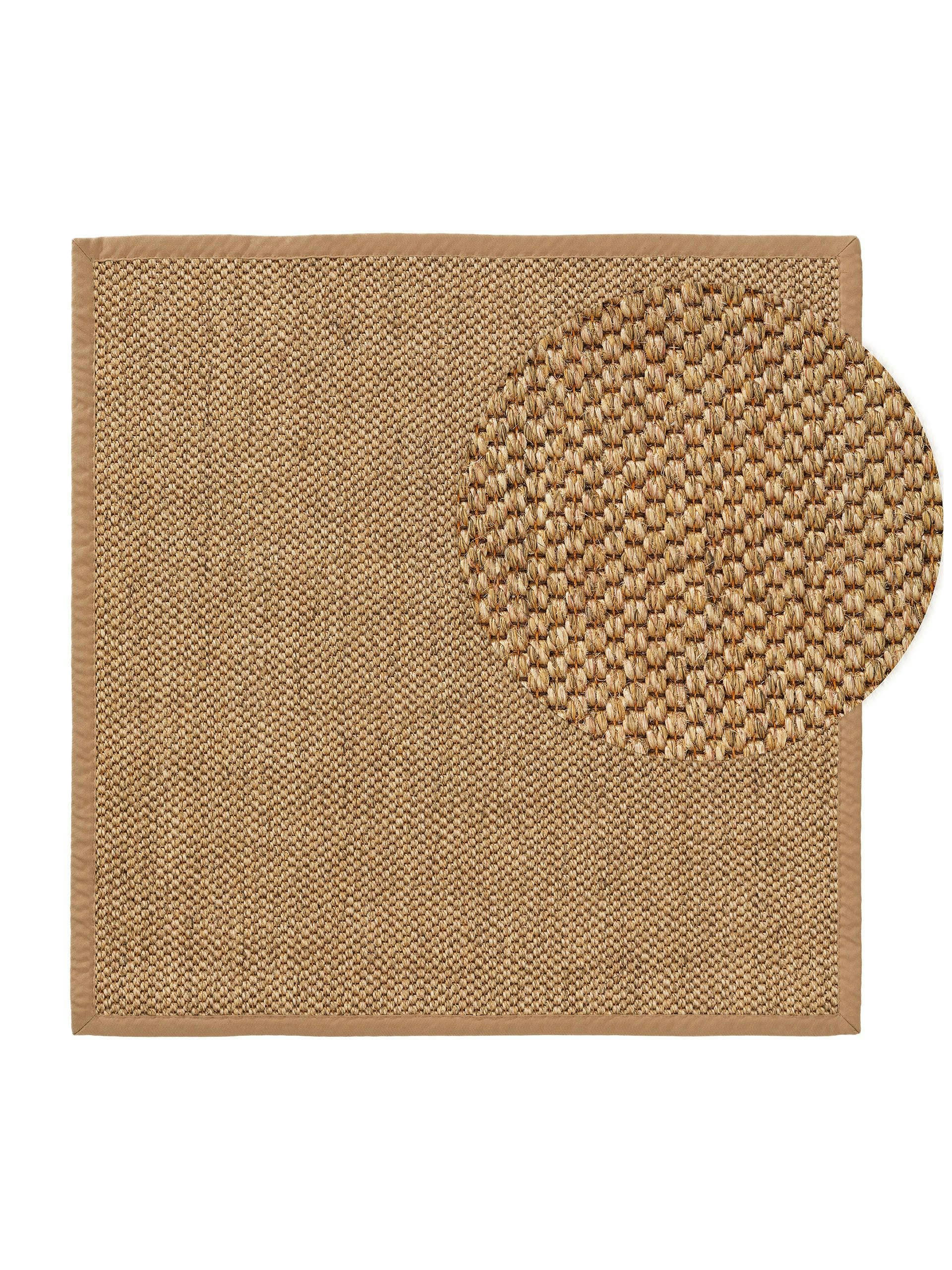 GRETA - Tapis sisal crème 200x200