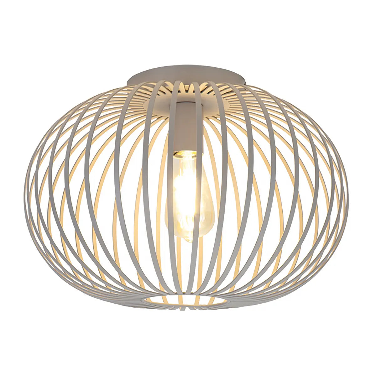 Freelight plafondlamp Aglio - 1 lichts - 40 x 24  cm - beige