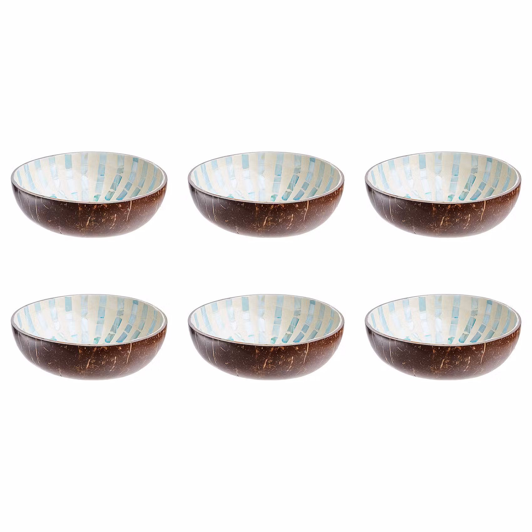 COCONUT Kokosnussschale 6er-Set