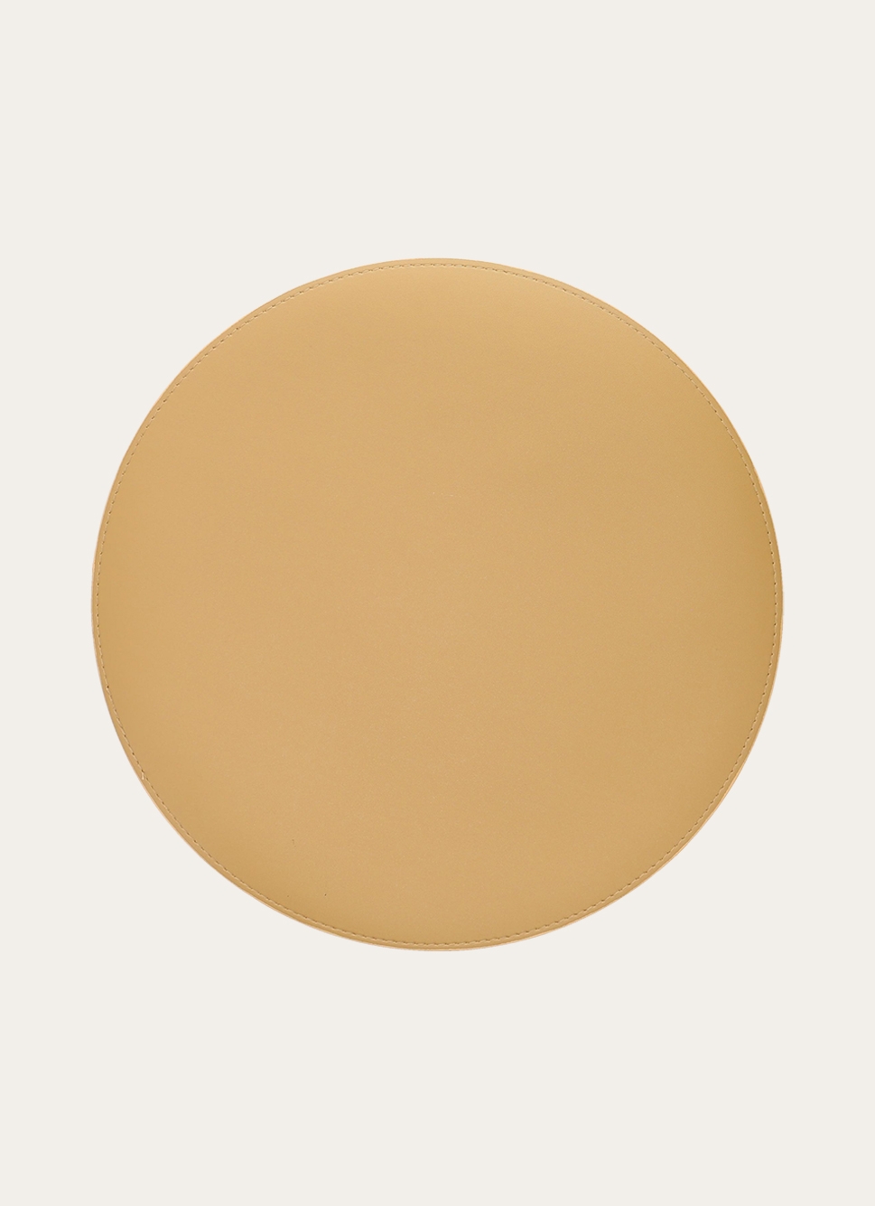 SET DE TABLE ROND FAUX CUIROR