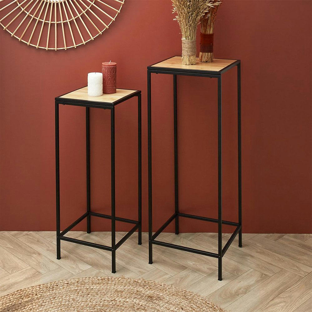 - Lot de 2 sellettes gigognes