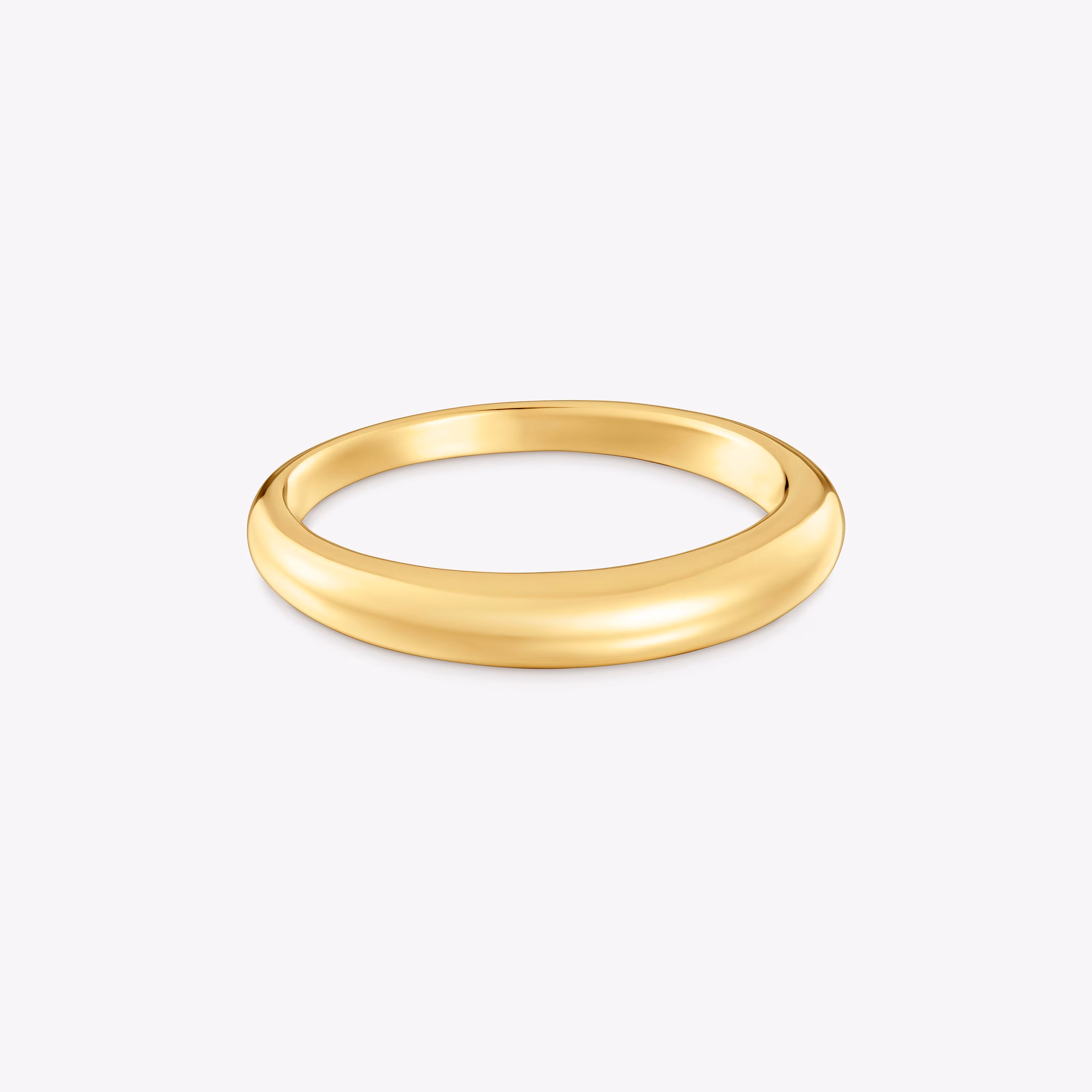 Anillo de plata liso con baño de oro 18 kt sobre plata TOUS Motivos