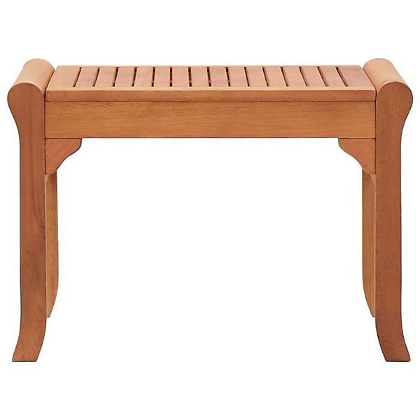 Banc de jardin - VIDAXL - Bois d'eucalyptus massif - Marron - Design