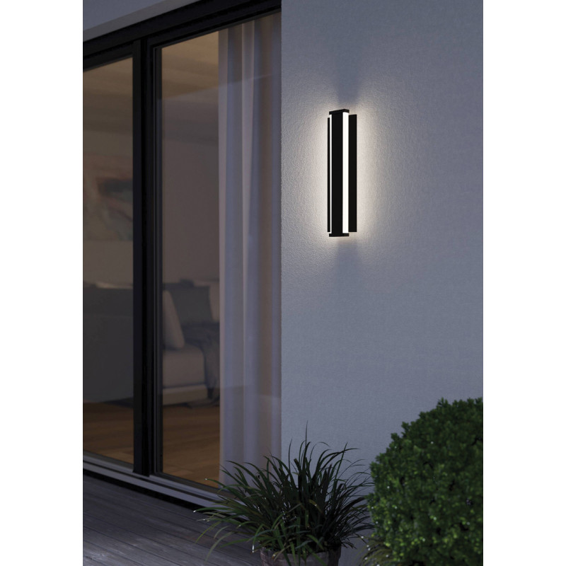 Applique extérieure LED Neviano noire 2 x 3,7 W EGLO