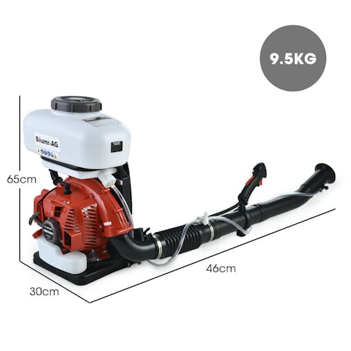 NNEMB Backpack 2-Stroke Petrol Powered Chemical Sprayer Fogger Mister Blower