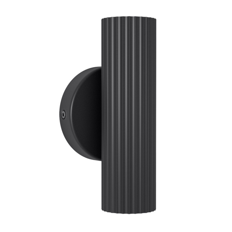 Applique extérieure Portillo noire GU10 2 x 5 W EGLO