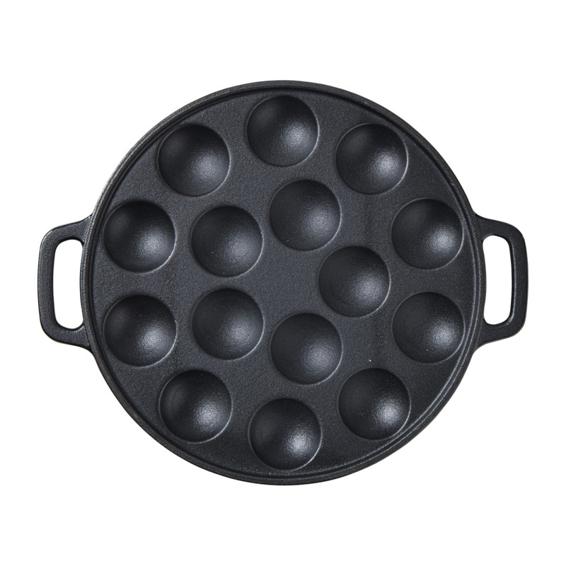 Poffertjesplaat - zwart - &Oslash;23.5 cm