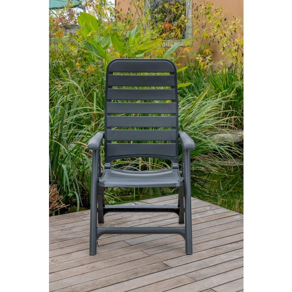 Gartensessel »Premiere«, Polypropylen, BxHxT: 62 x 110,5 x 66 cm, anthrazit