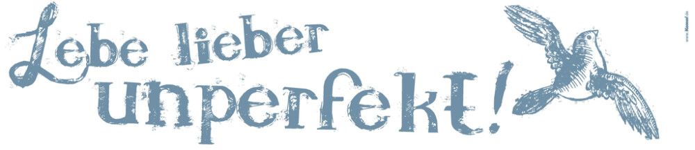 FOTOTAPET KOMAR LEBE LIEBER UNPERFEKT