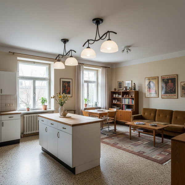 Lampa wisząca sufitowa EDYLIT vintage stare złoto 2xE27 HEJDY 10-868
