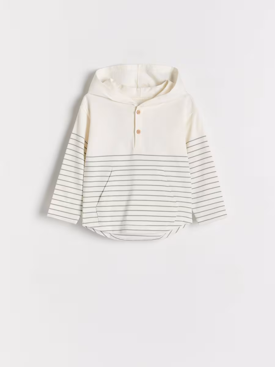 Oversized Long Sleeve Top With Hood
