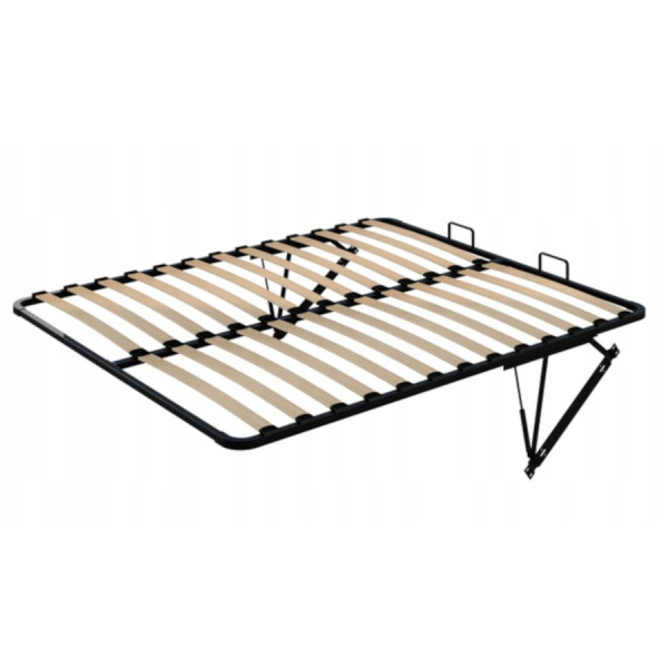 Metalowy stelaż podnoszony do łóżka MOVEUP 160x200 26 listew brzozowych