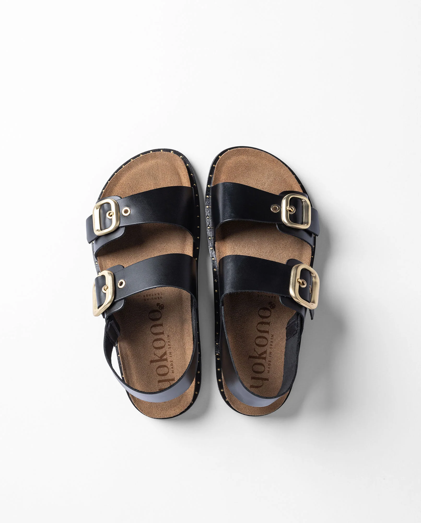 Sandalia plana BOLUS-252 negro