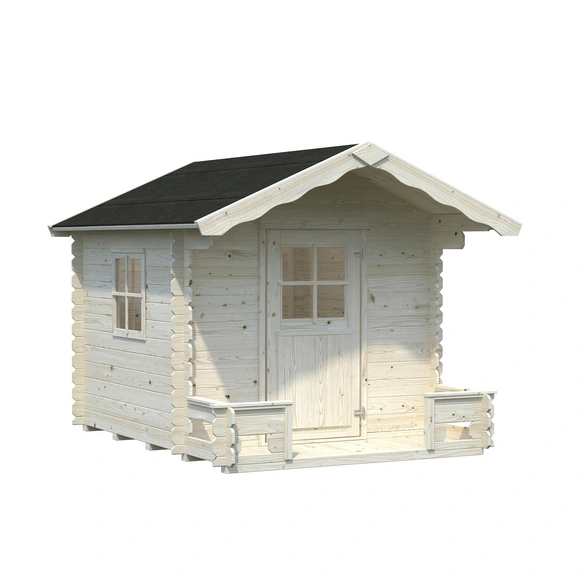 Spielhaus BxHxT: 222 x 193 x 260 cm, natur