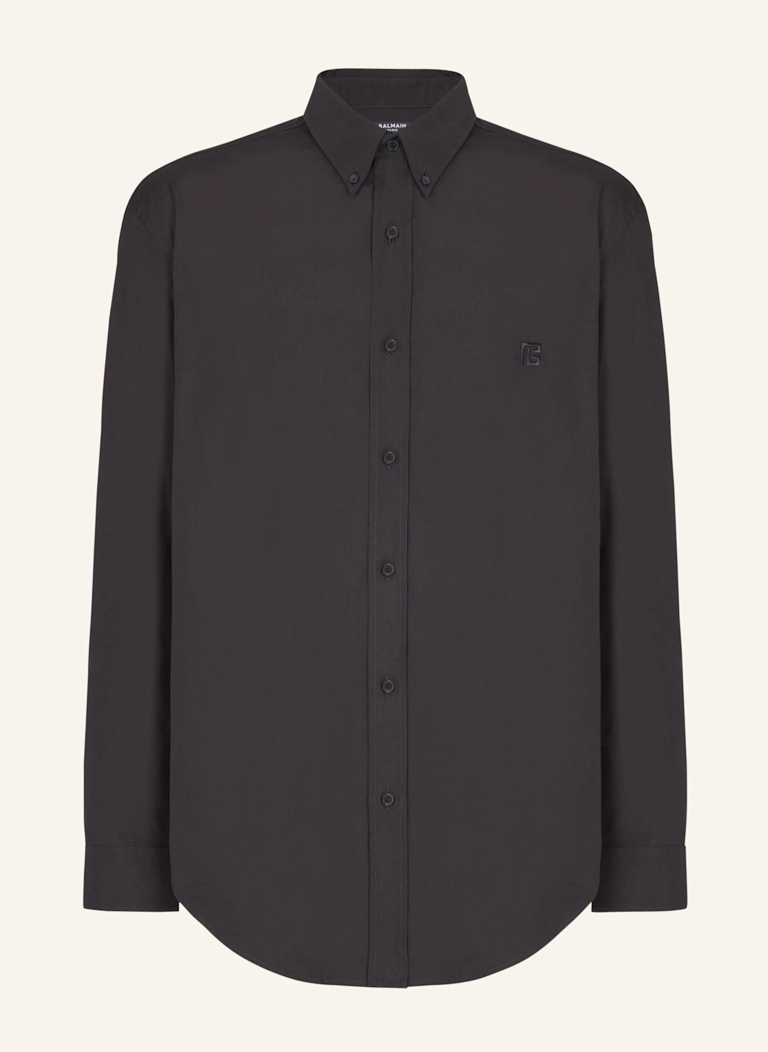 BALMAIN Hemd aus Baumwollpopeline