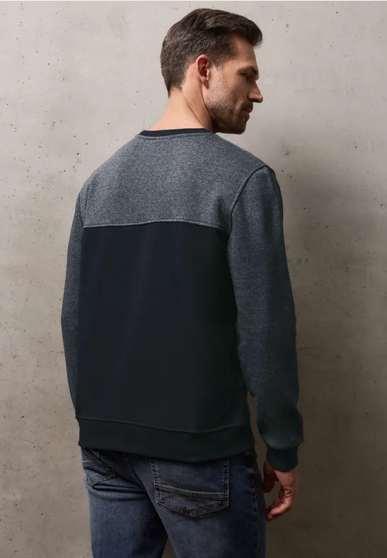 Color-Mix Sweatshirt