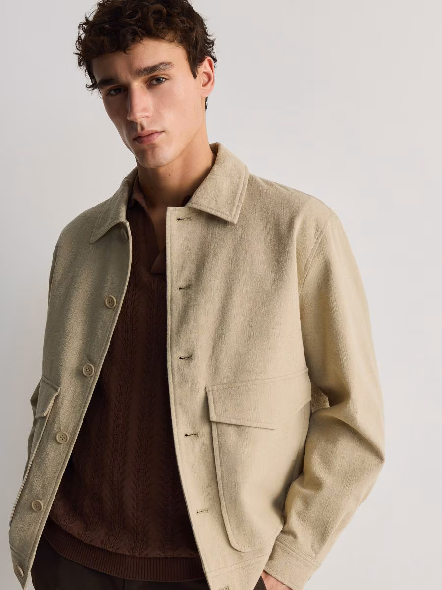 Linen Blend Jacket