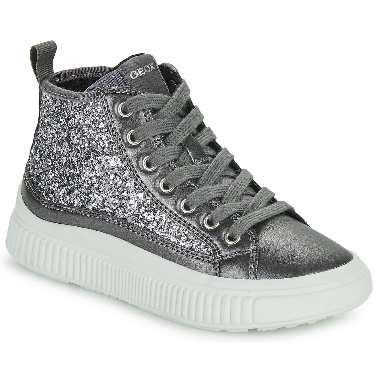 Geox - J LAQUINNY GIRL - Silver