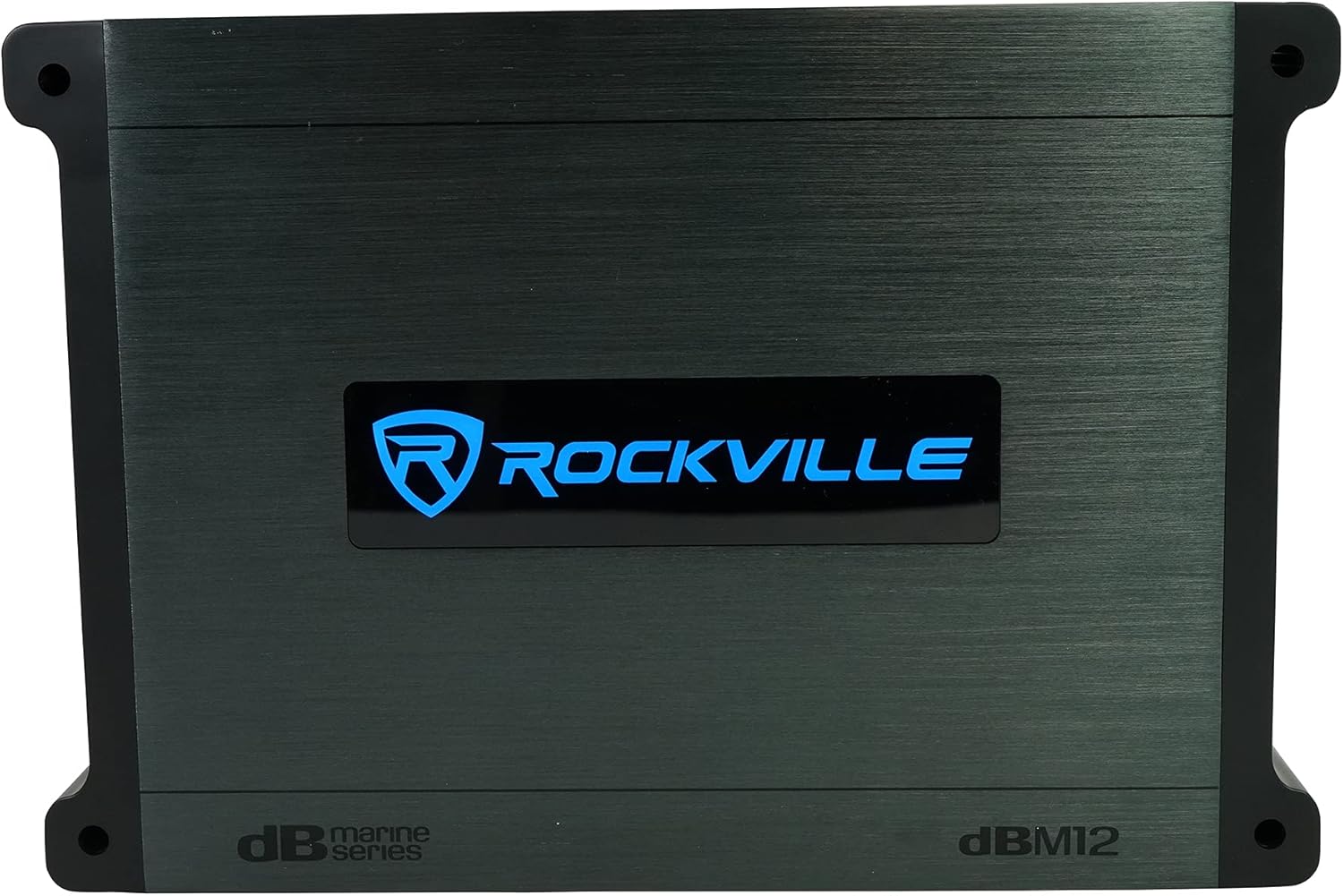 Rockville DBM12 2000W Peak/500W RMS Mono 2-Ohm Marine Amplifier  Waterproof Covers  Bass Remote  Class-D Power  Designed for Boat Audio Systems