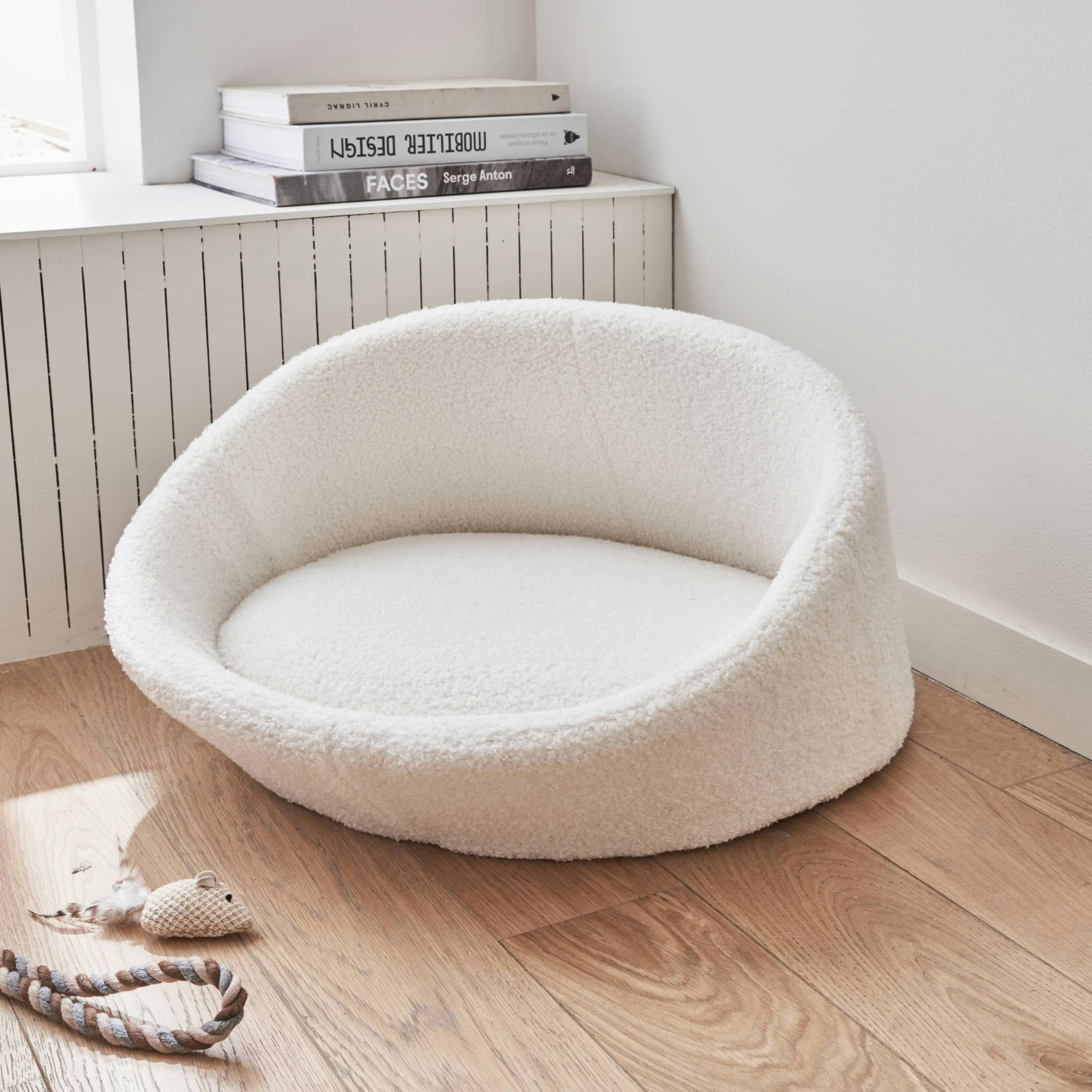 NAYA - Panier pour chien et chat lit pour animaux, bouclette|sweeek