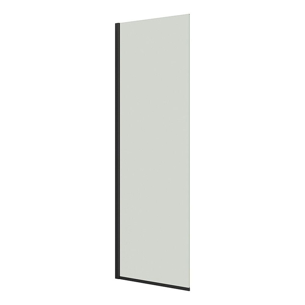 DUSJVEGG SCANBAD FLEXI D80 KLART GLASS 80CM SVART