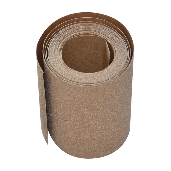 Schleifpapierrolle, Braun, 5 m x 115 mm, Körnung 80