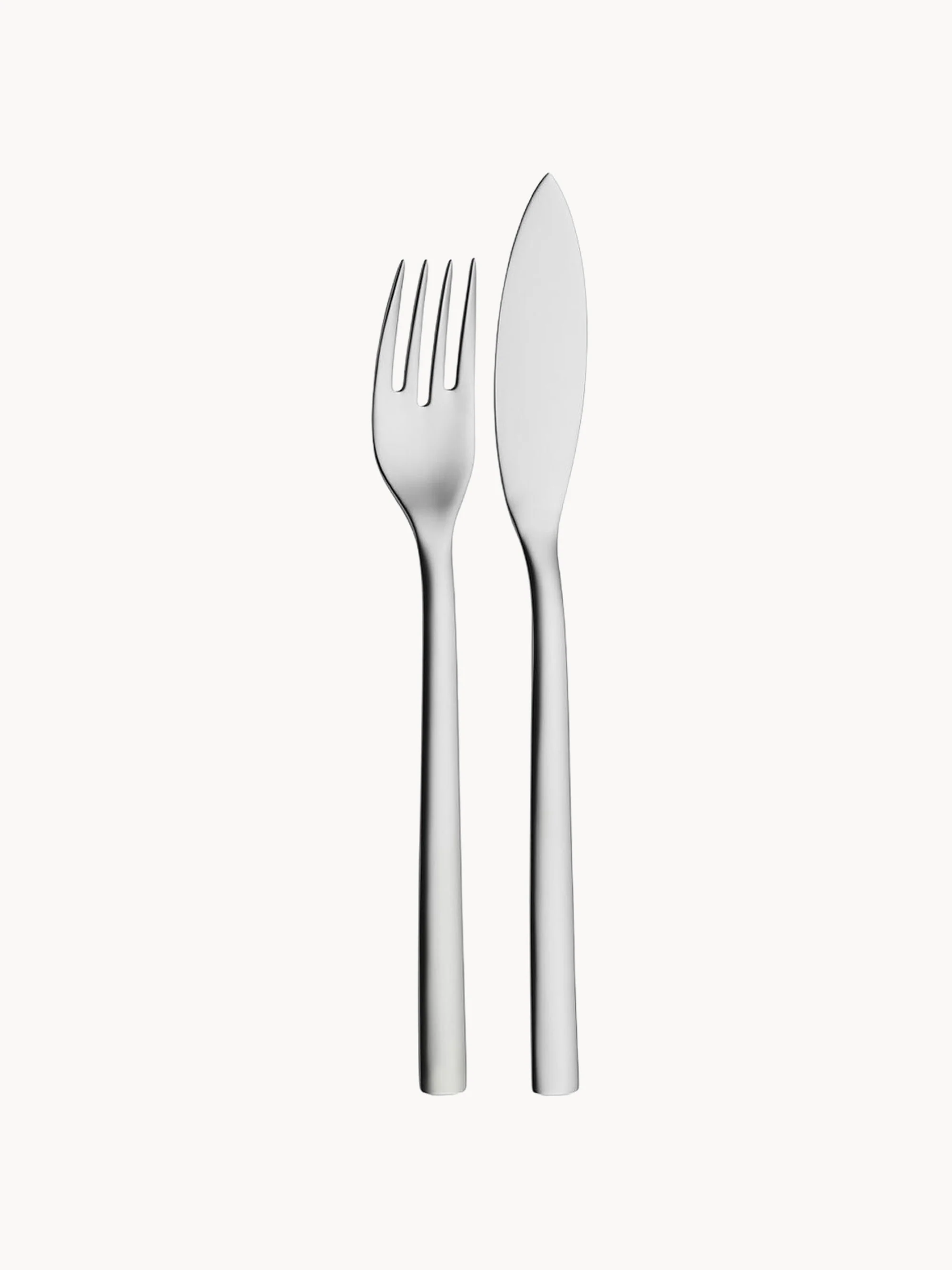 Poliertes Fischbesteck-Set Nuova, 12er-Set
