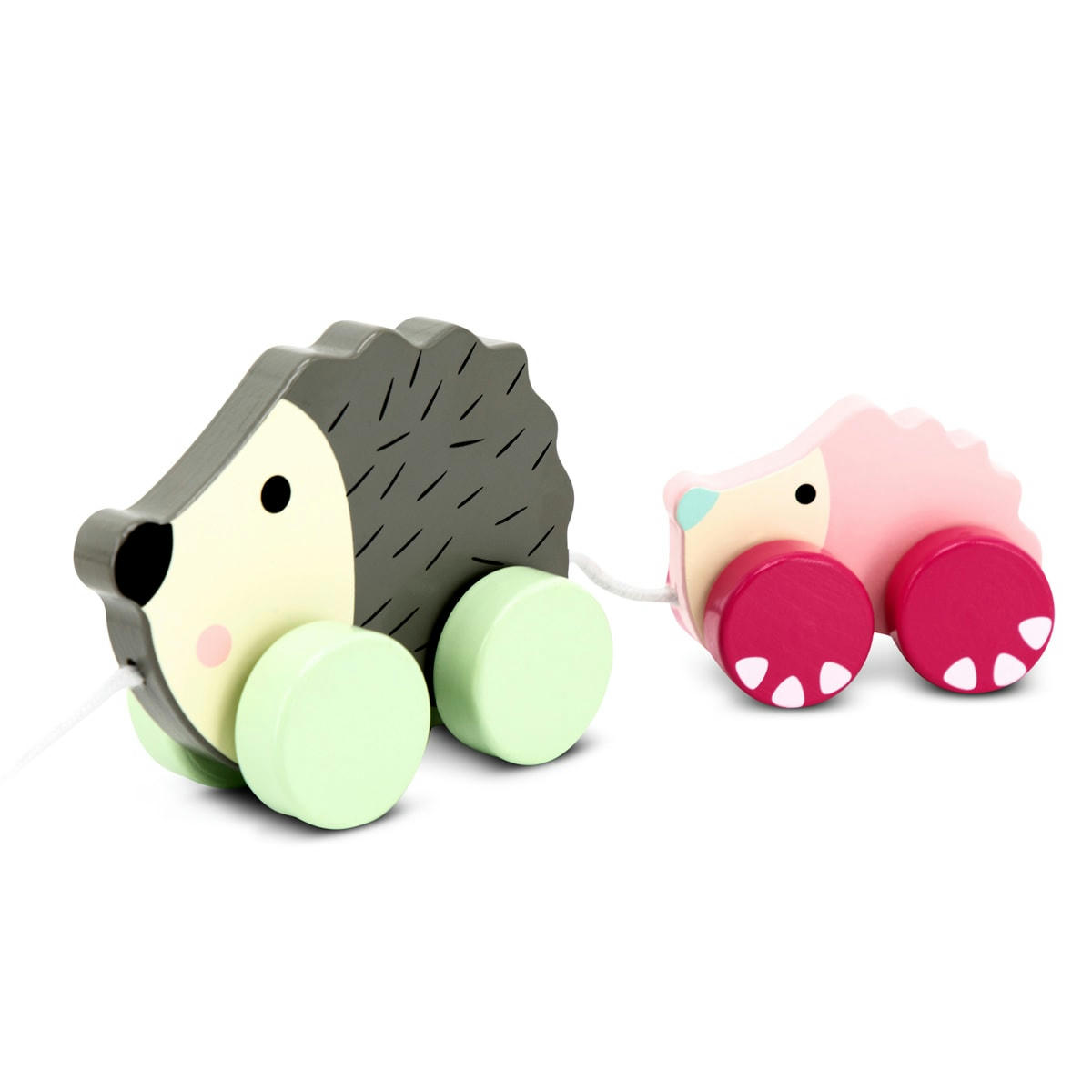 - Hérisson en bois naturel à chevaucher