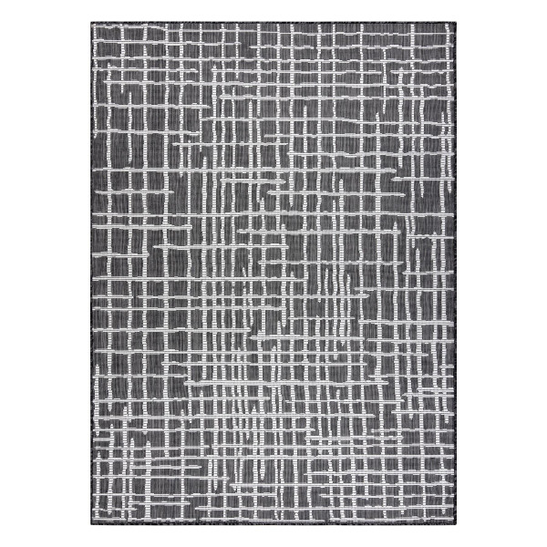 Dywan SZNURKOWY SIZAL SION Kratka, Linie 22144 płaskie tkanie 80x150 cm