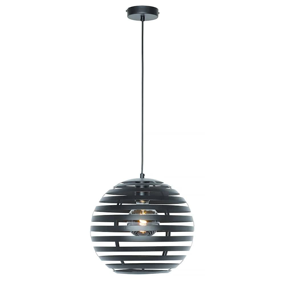 Freelight hanglamp Nettuno - 1 lichts - 30 x 130  cm - zwart